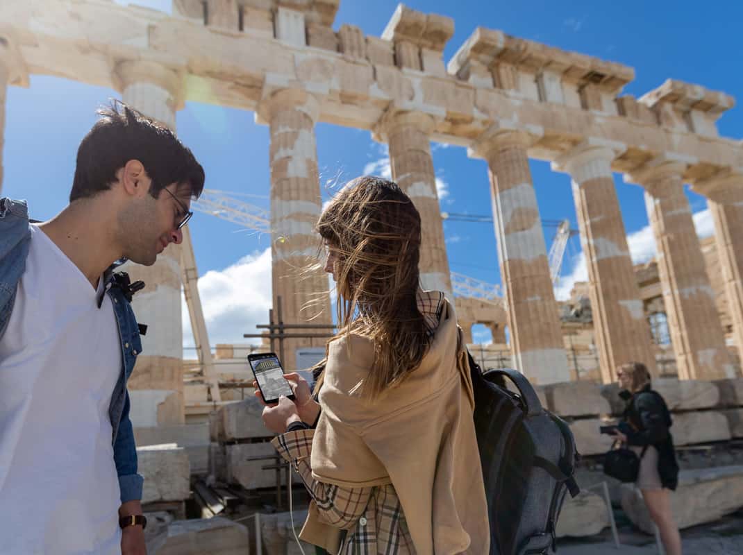 Athen: Akropolis-Ticket & mehrsprachige audiovisuelle 3D-Tour