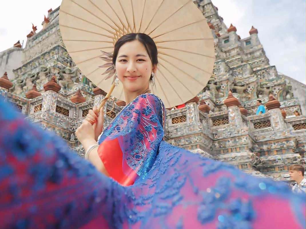 Bangkok: Thai-Kostümverleih + Frisur, Make-up und Accessoires