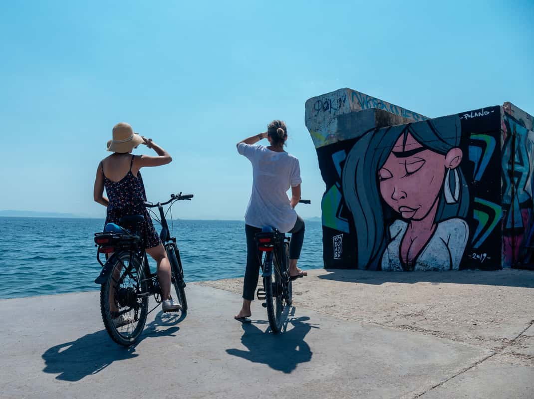 Athen: Elektrofahrrad-Tour am Meer mit Guide