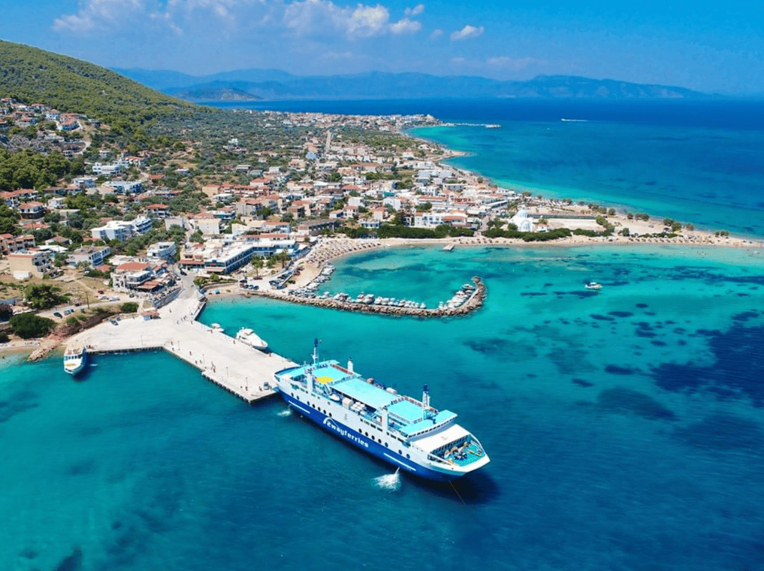 Athen: Ticket für die Fähre zur/von der Insel Agistri
