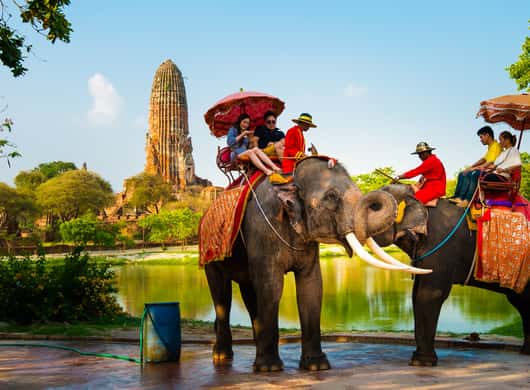 Bangkok: Ayutthaya-Tempel & Flusskreuzfahrt entdecken