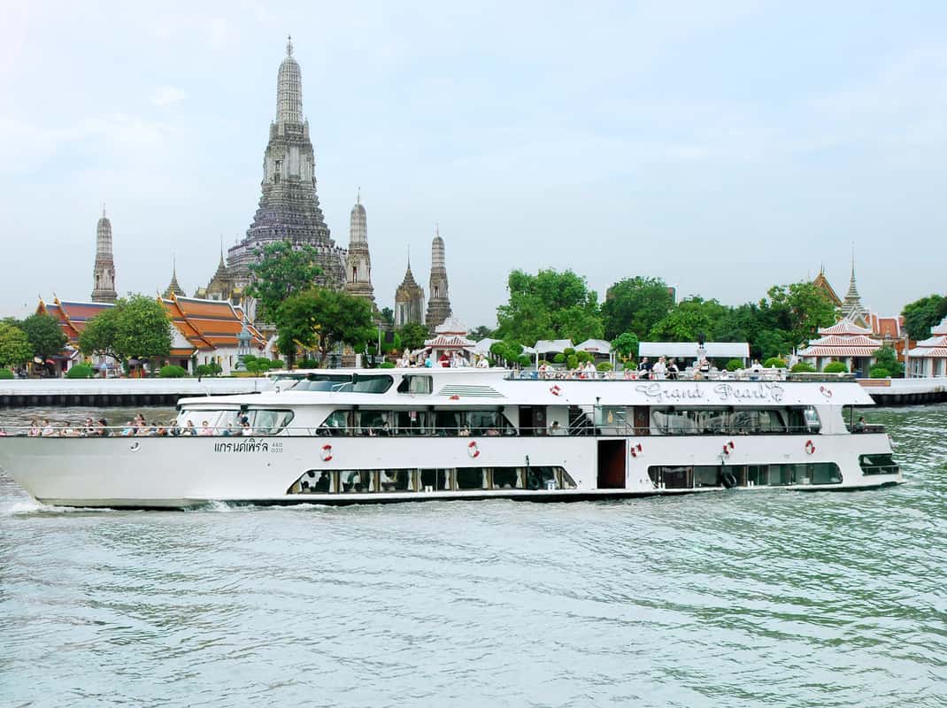 Von Bangkok aus: Ayutthaya Tagestour mit Bus und Flusskreuzfahrt