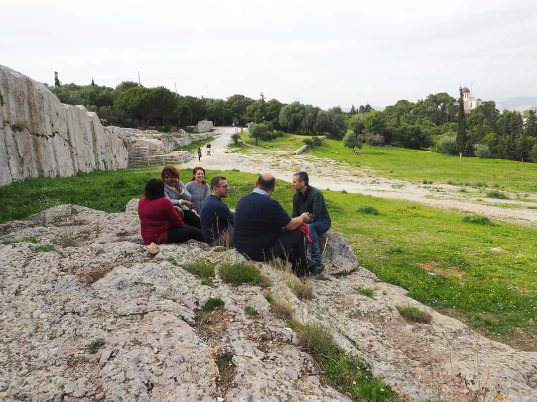 Athen: Demokratie-Erfahrungsworkshop auf dem Pnyx-Hügel
