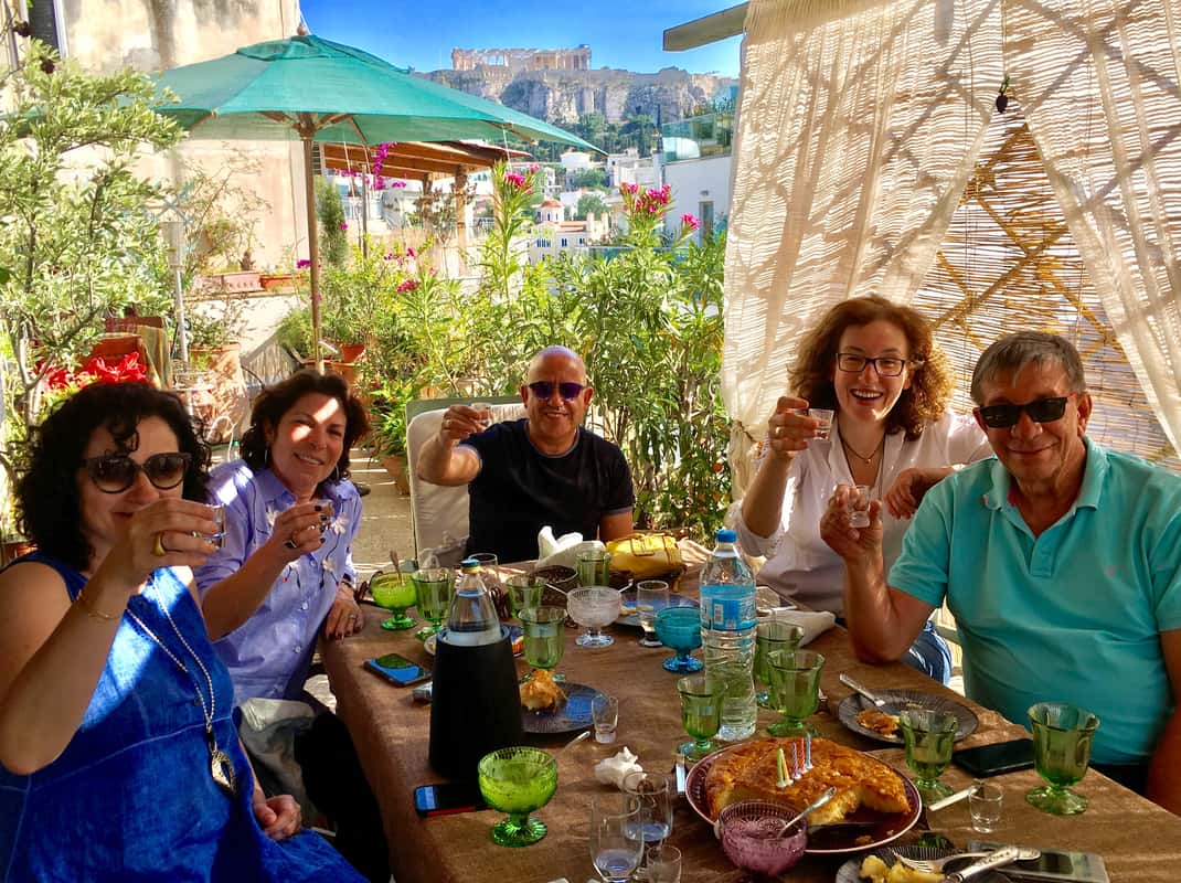 Athen: 7-Gänge-Menü und Weinbegleitung mit Blick auf die Akropolis
