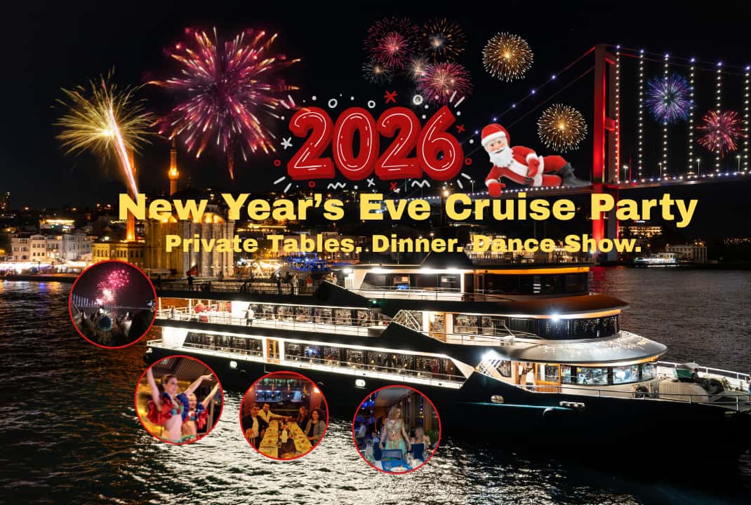 Istanbul: Silvester-Bosporus-Kreuzfahrt mit Dinner & Party2026