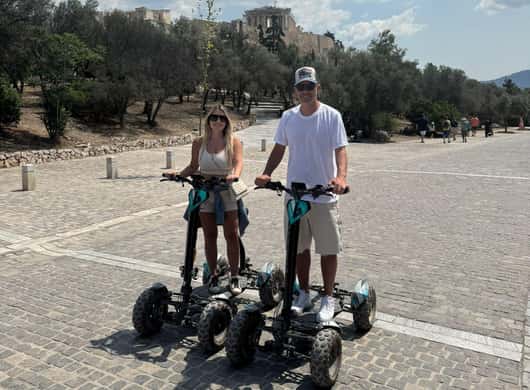 Athen: Elektrische ATV-Tour durch antike Stätten