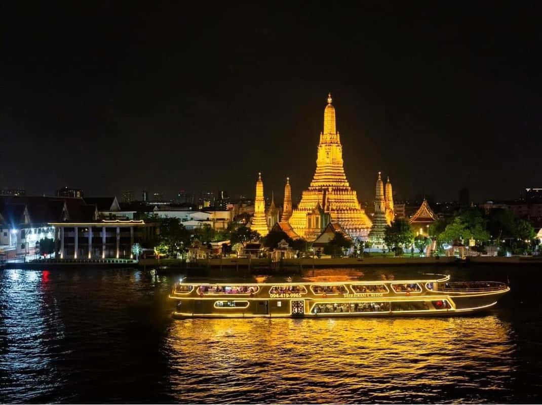 Bangkok Meridian Dinner Cruise, Hotel & Privattransfer