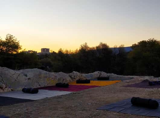 Athen: Yoga & Meditation bei Akropolis Sonnenaufgang