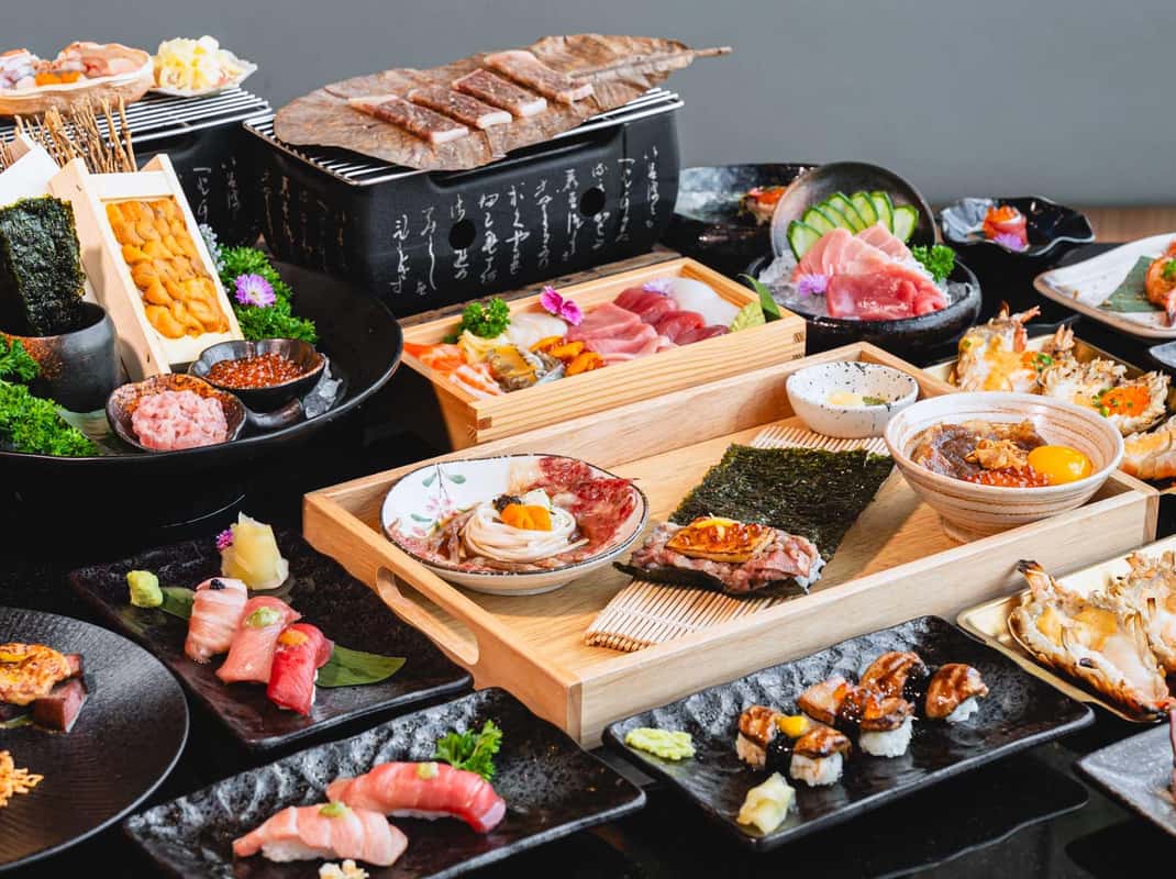 Bangkok: NAMA Japanisches und Meeresfrüchte Buffet Abendessen