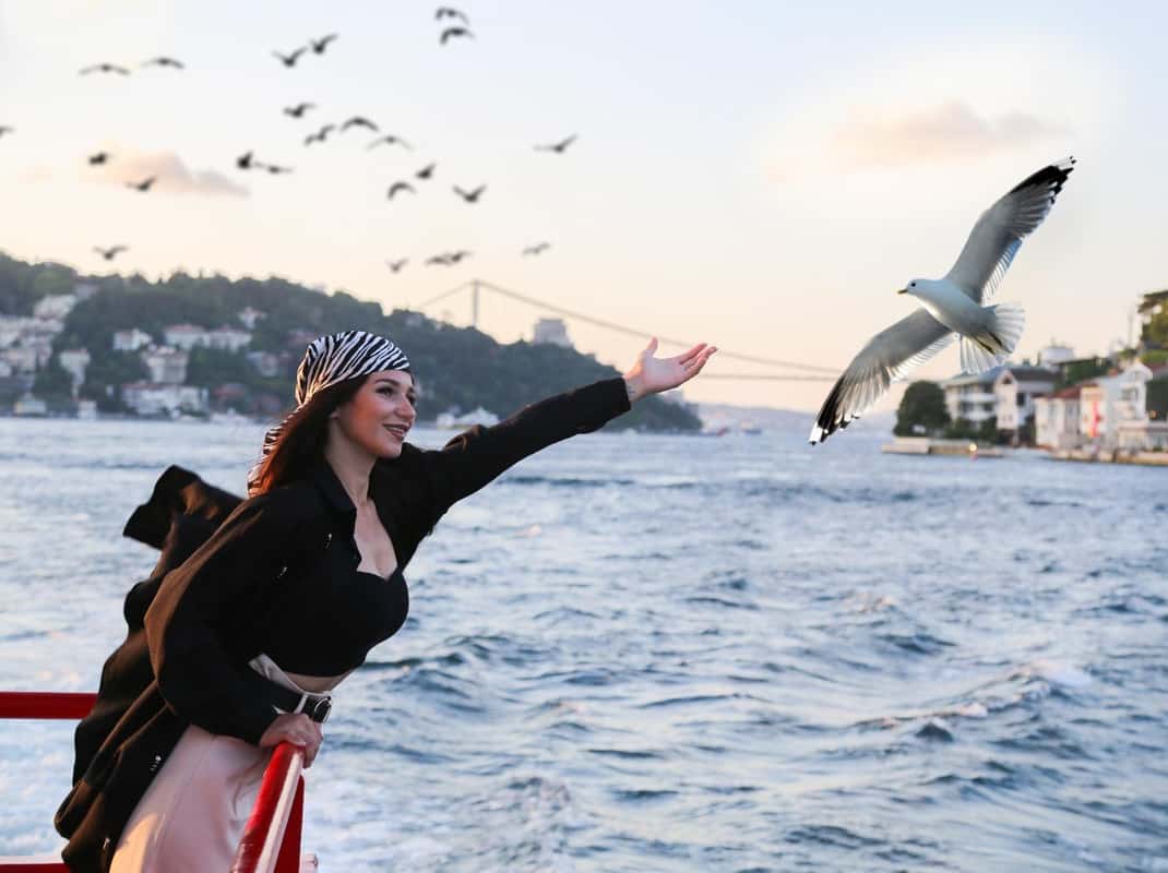 Istanbul: Bosporus Sightseeing Cruise Tour mit Audio Guide