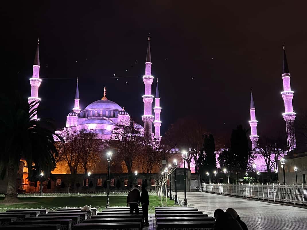 Istanbul: Private geführte Stadtrundfahrt bei Nacht