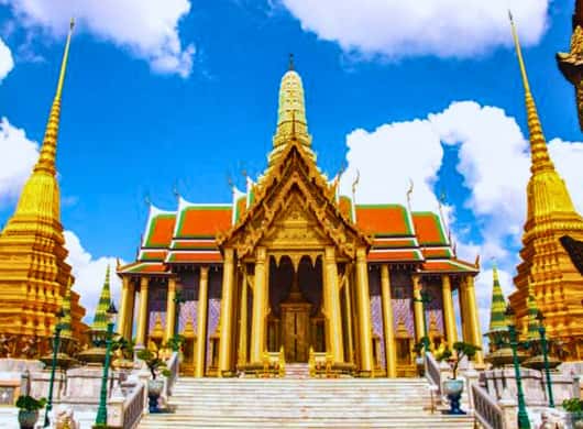 Bangkok: Antike Tempel & Khlong Lat Mayom Markt Tour